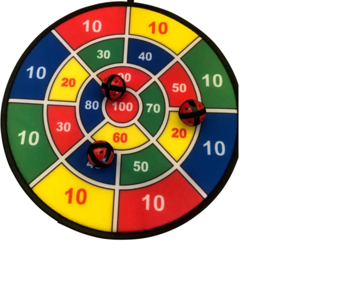 Ken Black Velcro Fabric Safety Dartboard Set| Sports