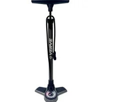 Ken Black Verve Steel Floor Pump with Gauge| Bikes & Bike Accessories