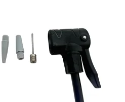 Ken Black Verve Steel Floor Pump with Gauge| Bikes & Bike Accessories