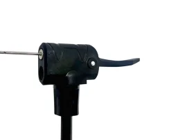 Ken Black Verve Steel Floor Pump with Gauge| Bikes & Bike Accessories