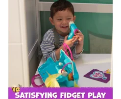 Ken Black Vida the Vet, Vet’s Bag with 5 Veterinary Doctor Kit Accessories, 1 Popcorn Plush Toy & Stickers| Preschool & Electronic Learning