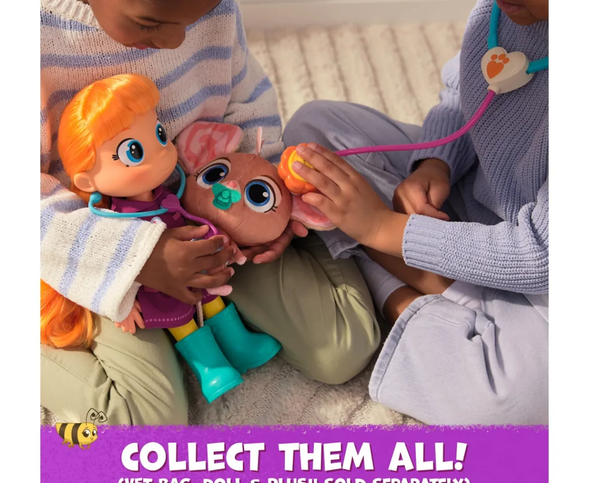 Ken Black Vida the Vet, Vet’s Bag with 5 Veterinary Doctor Kit Accessories, 1 Popcorn Plush Toy & Stickers| Preschool & Electronic Learning