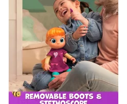 Ken Black Vida the Vet, Vida Toddler Doll, 33-Centimetre-Tall Toy Doll with Rooted Red Hair and Doctor Kit Acc| Preschool & Electronic Learning