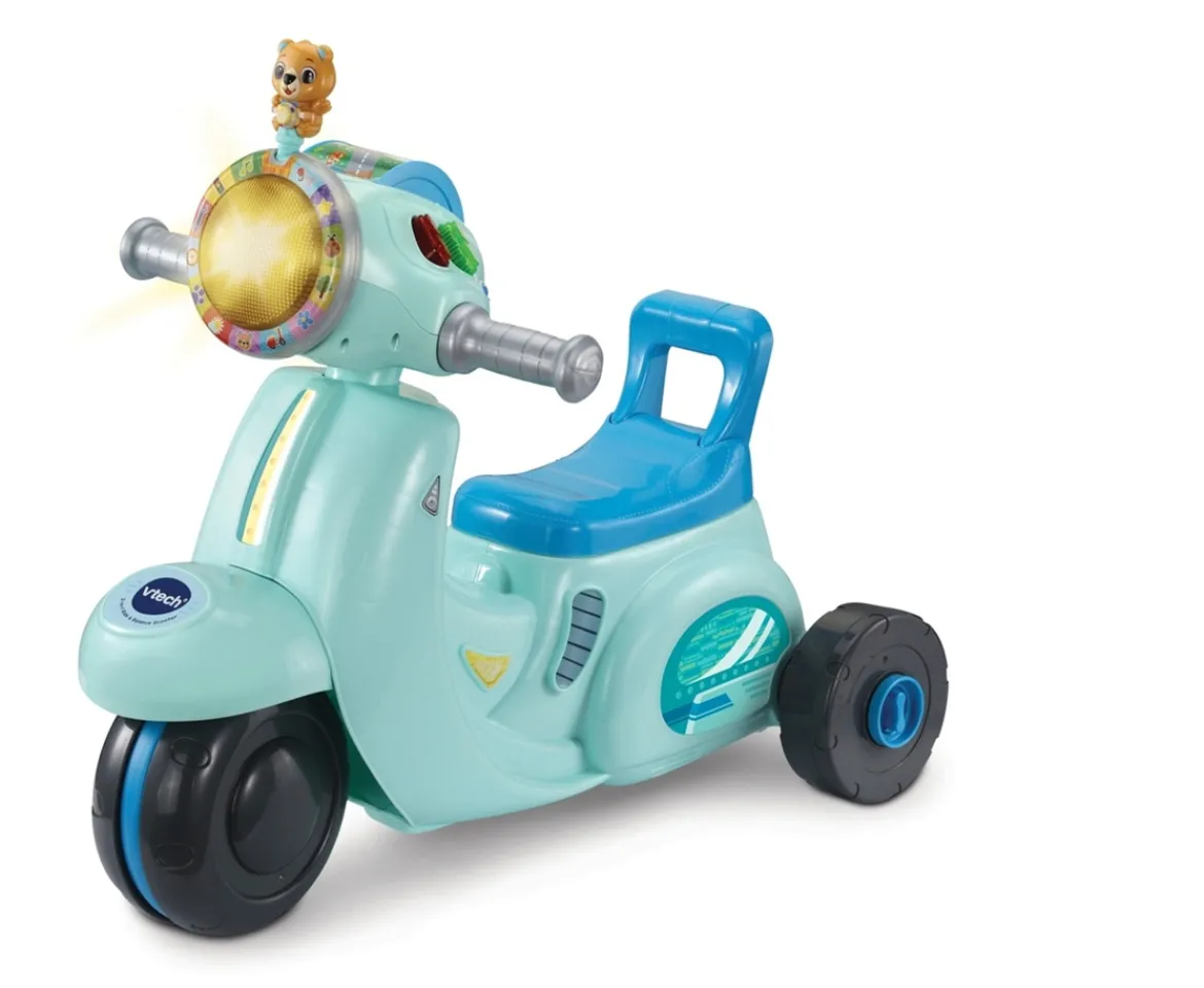 Ken Black VTech 2-in-1 Ride & Balance Scooter| Vtech|Pedal & Foot To Floor Ride Ons