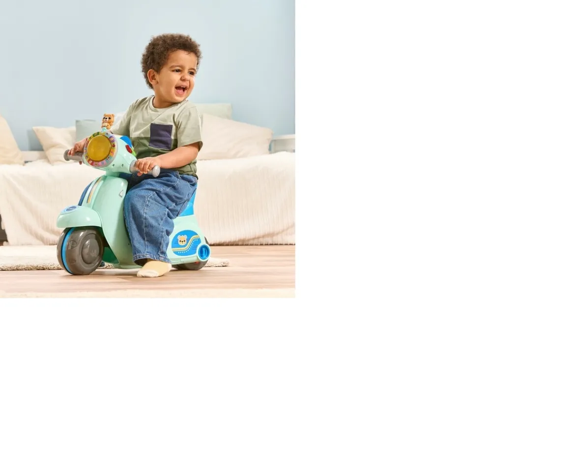 Ken Black VTech 2-in-1 Ride & Balance Scooter| Vtech|Pedal & Foot To Floor Ride Ons