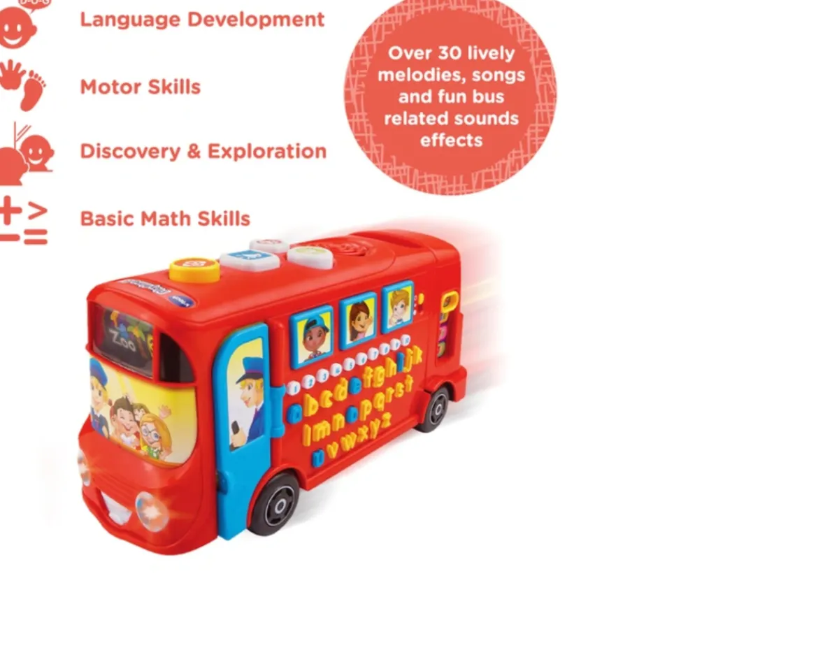 Ken Black VTech Playtime Bus with Phonics| Vtech|Preschool & Electronic Learning