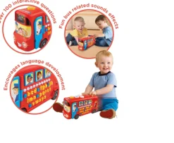 Ken Black VTech Playtime Bus with Phonics| Vtech|Preschool & Electronic Learning