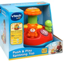 Ken Black VTech Push & Play Spinning Top| Baby Play