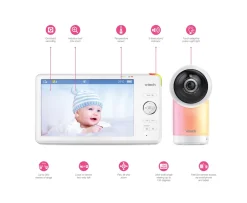 Ken Black VTech RM7766HD 7" Smart Pan & Tilt Monitor| Baby Monitors