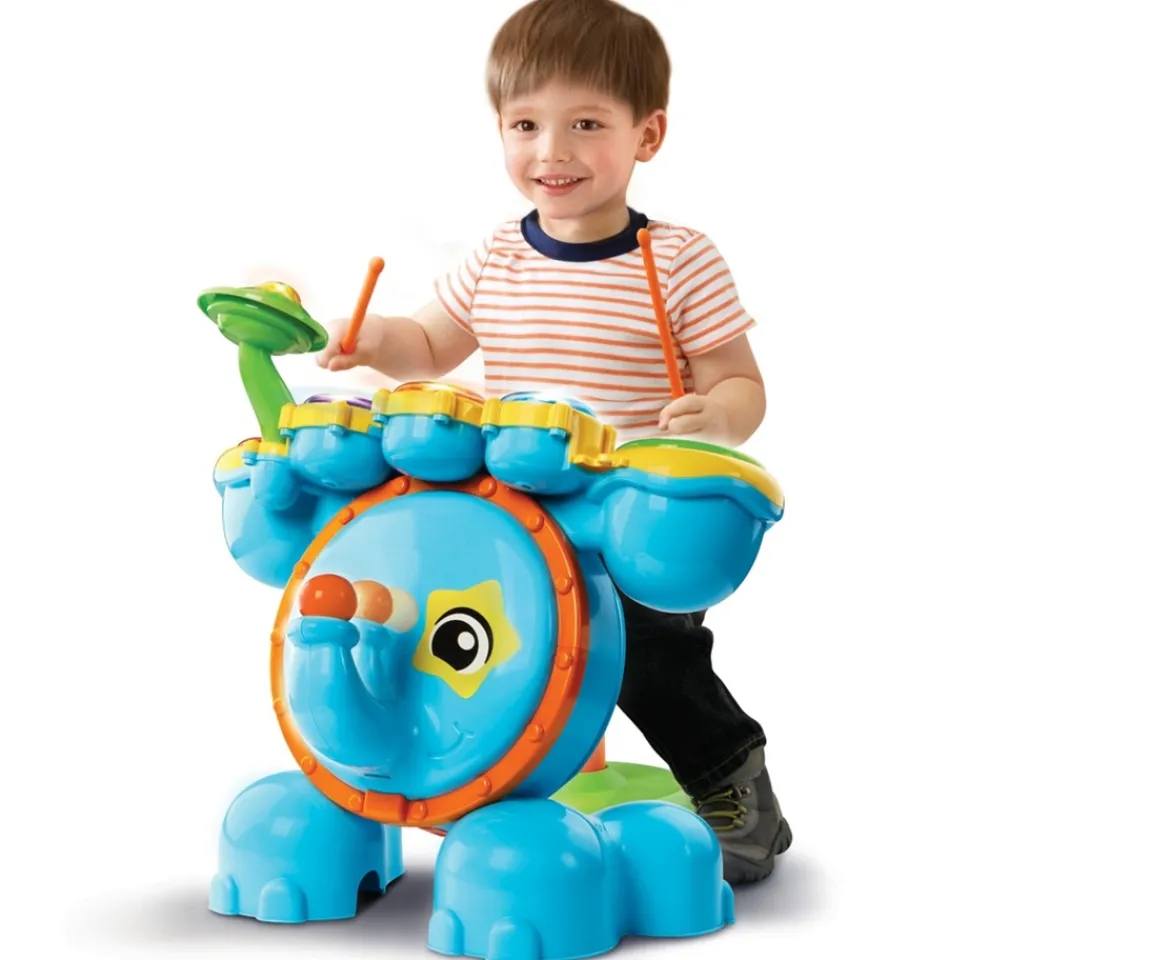 Ken Black Vtech Safari Sounds Drum| Vtech|Preschool & Electronic Learning