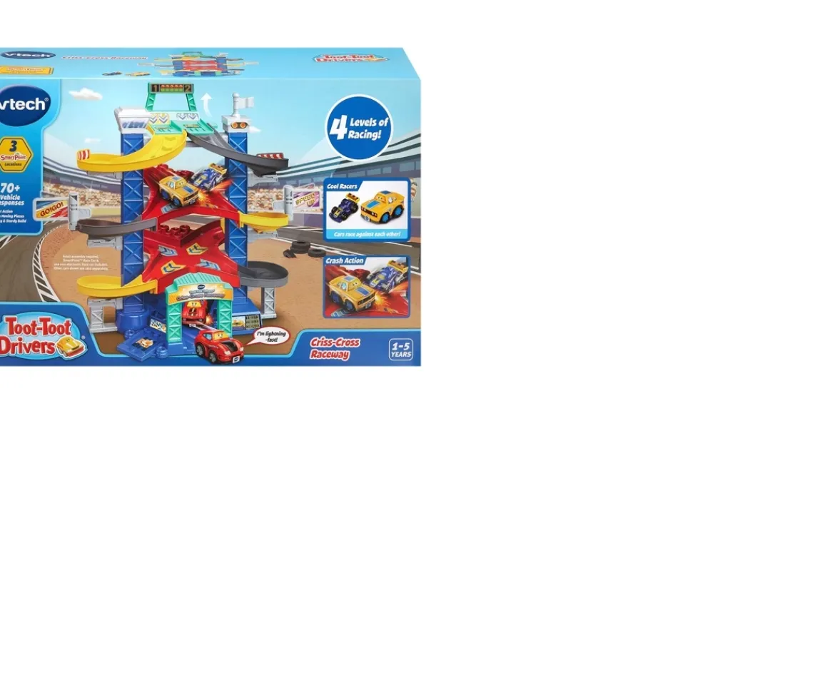 Ken Black VTech Toot-Toot Drivers Criss-Cross Raceway| Vtech|Preschool & Electronic Learning