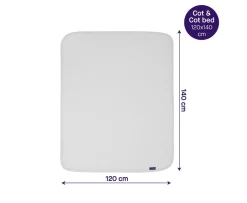 Ken Black Waffle Weave Cotton Baby Blanket Cot & Cot Bed 120x140cm| Nursery Furniture & Bedding