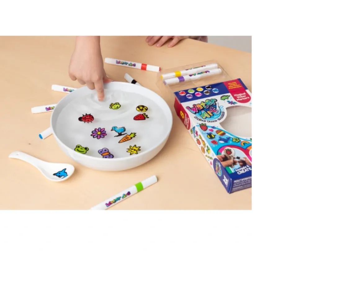 Ken Black Water Art 8 Pack Water Markers With Spoon| Art & Crafts