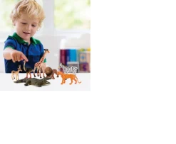 Ken Black Wild Animal Figures 7 Pack| Farm Model Vehicles & Playsets