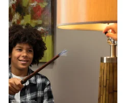 Ken Black Wizarding World, Harry Potter 11-inch Spectacular Spell Magic Wand| Action Figures & Playsets