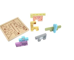 Ken Black Wooden Animal Blocks| Wooden Toys|Preschool & Electronic Learning
