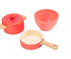 Ken Black Wooden Cookware Playset| Imaginative Play