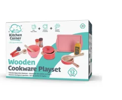 Ken Black Wooden Cookware Playset| Imaginative Play