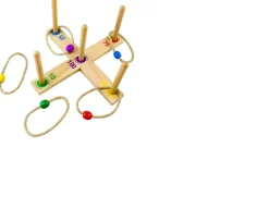 Ken Black Wooden Garden Ring Toss Game| Garden Games