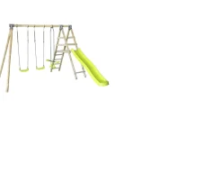 Ken Black Wooden Play Centre| Swings & Slides