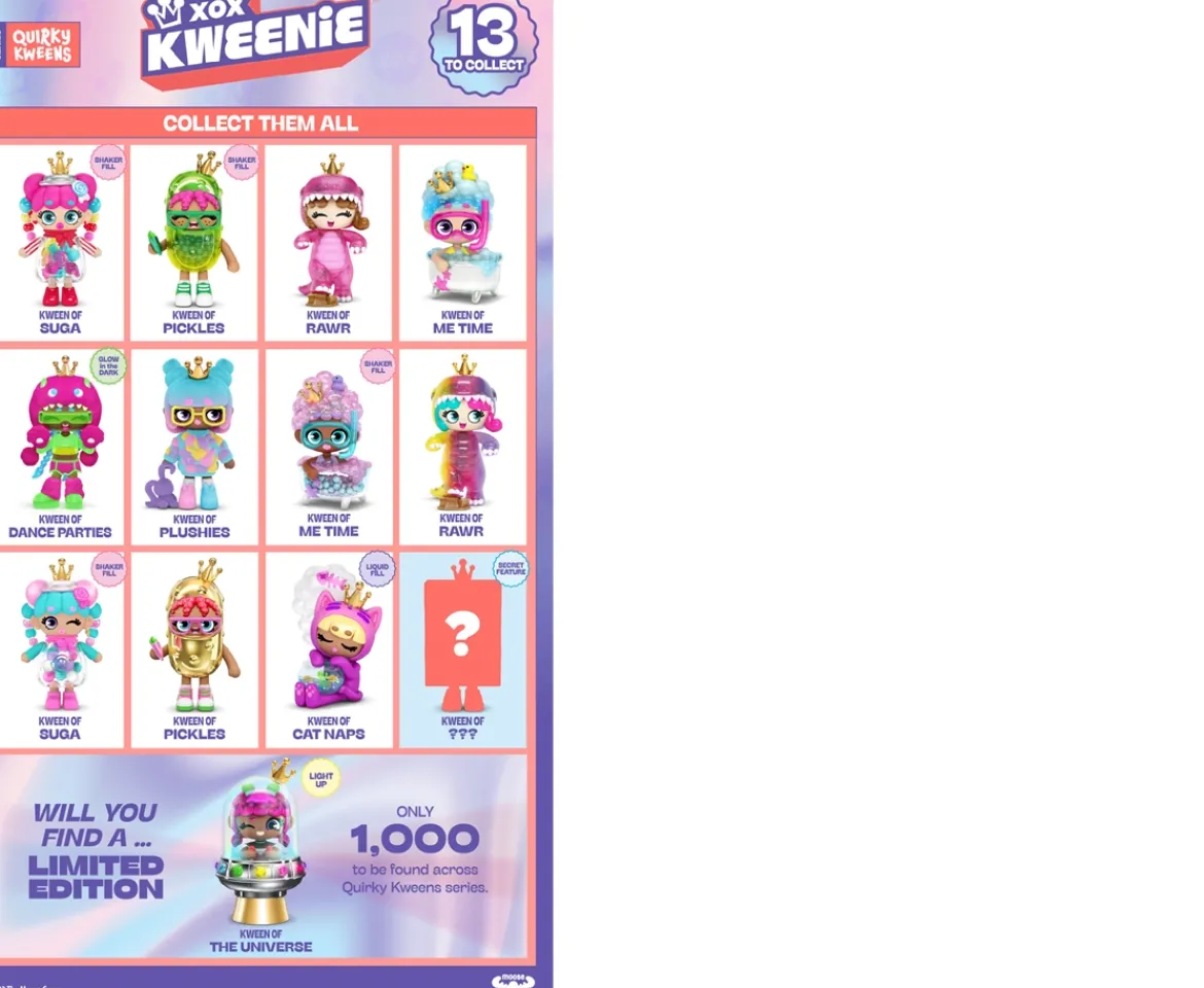 Ken Black XOX KWEENIE MYSTERY SINGLE PACK - QUIRKY KWEENS| Dolls & Dollhouses