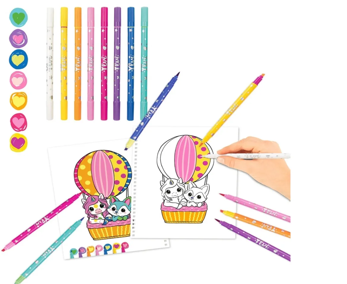 Ken Black Ylvi Create Your Unicorn Colouring Book| Art & Crafts