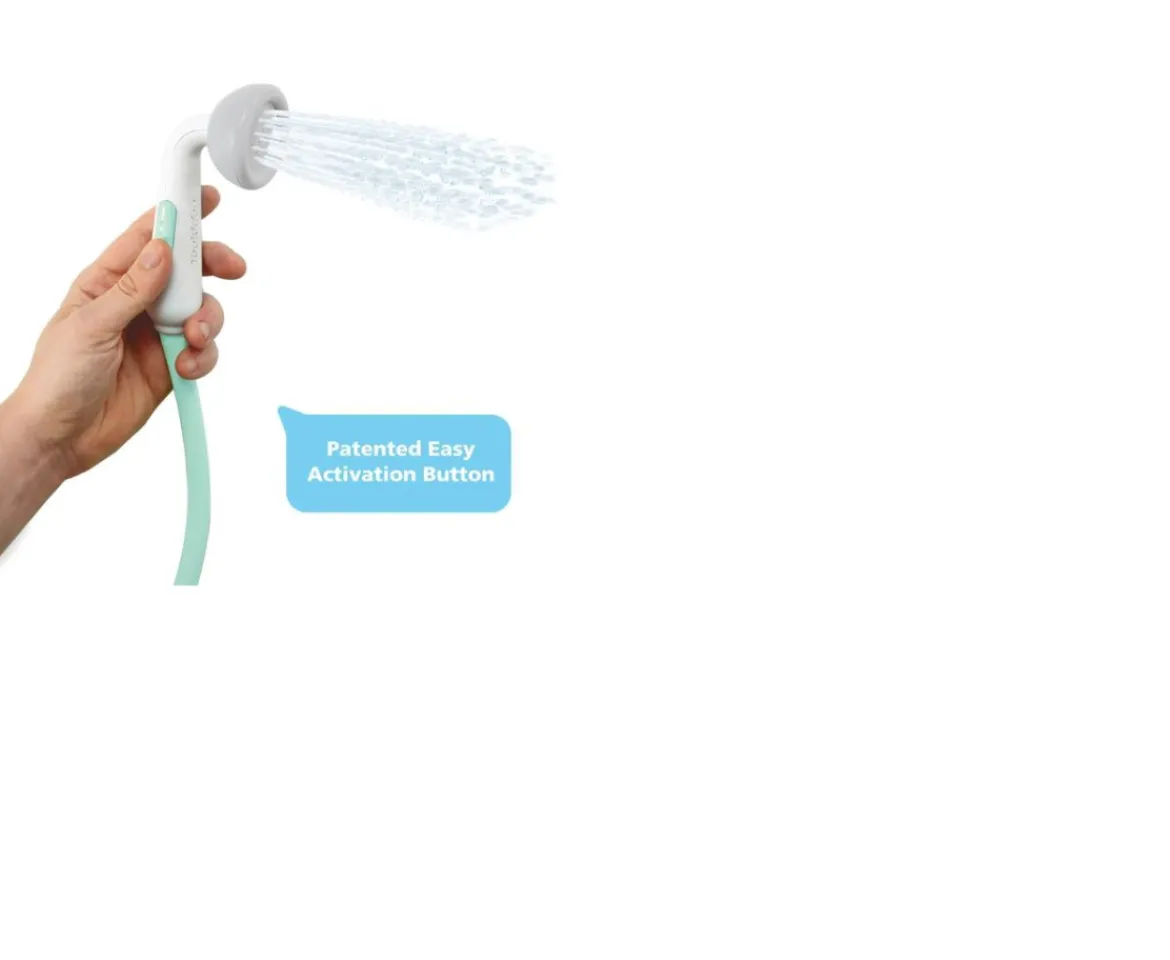 Ken Black Yookidoo Elephant Baby Shower Toy– Turquoise| Bath & Changing