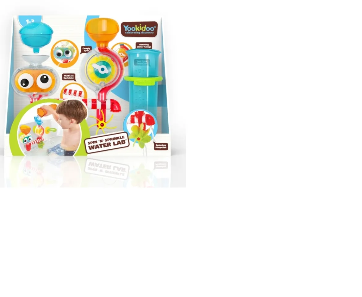 Ken Black Yookidoo Spin 'n' Sprinkle Water Lab| Bath & Changing